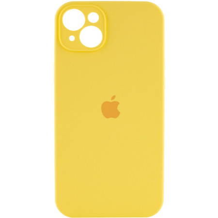 Чехол-силикон Case Full Camera Protective (AA) для Apple iPhone 13 (Желтый / Yellow) Чехол-силикон Case Full Camera Protective (AA) для Apple iPhone 13 (Желтый / Yellow)