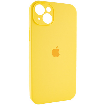 Чехол-силикон Case Full Camera Protective (AA) для Apple iPhone 13 (Желтый / Yellow)