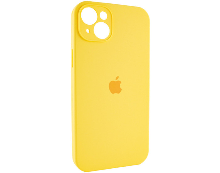 Чехол-силикон оригинал Full Camera Protective (AA) для Apple iPhone 13 (Желтый / Yellow)