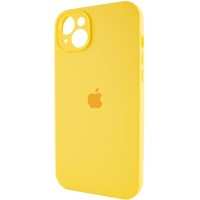 Чехол-силикон Case Full Camera Protective (AA) для Apple iPhone 13 (Желтый / Yellow)