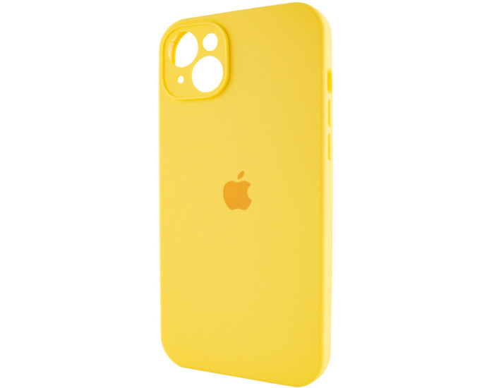 Чехол-силикон оригинал Full Camera Protective (AA) для Apple iPhone 13 (Желтый / Yellow)