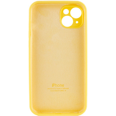 Чехол-силикон Case Full Camera Protective (AA) для Apple iPhone 13 (Желтый / Yellow)