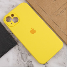 Чехол-силикон оригинал Full Camera Protective (AA) для Apple iPhone 13 (Желтый / Yellow)