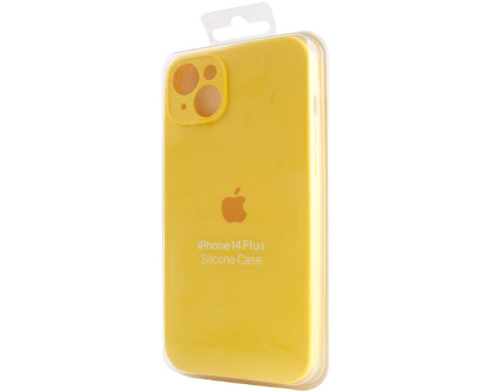 Чехол-силикон оригинал Full Camera Protective (AA) для Apple iPhone 13 (Желтый / Yellow)