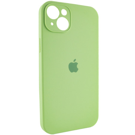Чехол-силикон Case Full Camera Protective (AA) для Apple iPhone 13 (Мятный / Mint)