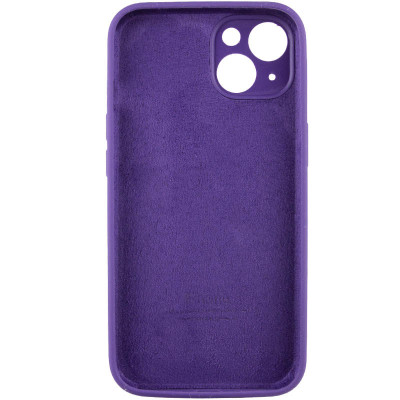 Чехол-силикон Case Full Camera Protective (AA) для Apple iPhone 13 (Фиолетовый / Amethyst)