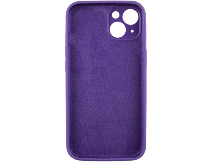 Чехол-силикон оригинал Full Camera Soft Matte iPhone 13 (Фиолетовый / Amethyst)