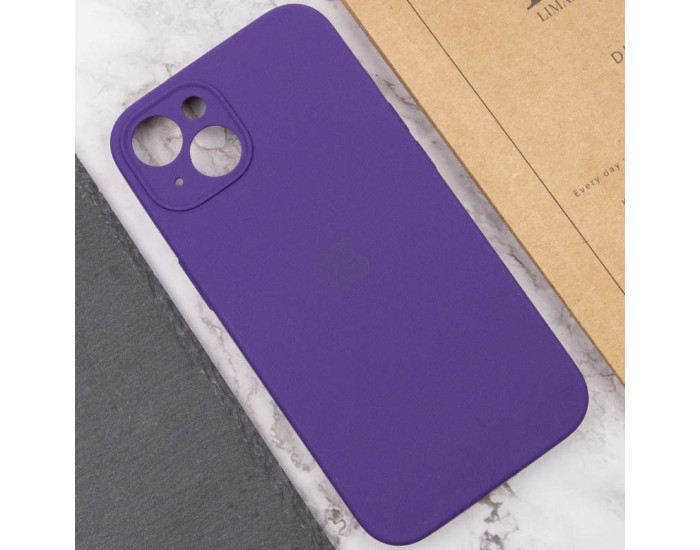 Чехол-силикон оригинал Full Camera Soft Matte iPhone 13 (Фиолетовый / Amethyst)