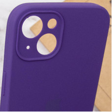 Чехол-силикон оригинал Full Camera Soft Matte iPhone 13 (Фиолетовый / Amethyst)