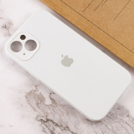 Чехол-силикон Case Full Camera Protective (AA) для Apple iPhone 13 (Белый / White)