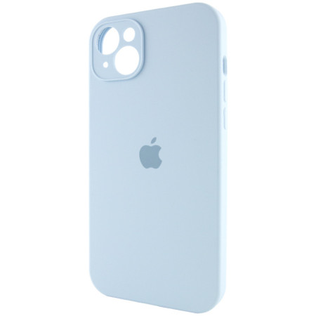 Чехол-силикон Case Full Camera Protective (AA) для Apple iPhone 13 (Голубой / Blue)