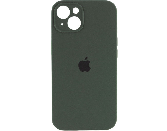 Чехол-силикон оригинал Full Camera Soft Matte iPhone 13 (Зеленый / Cyprus Green)