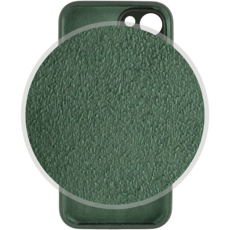 Чехол-силикон Case Full Camera Protective (AA) для Apple iPhone 13 (Зеленый / Cyprus Green)