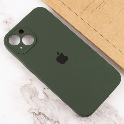 Чехол-силикон Case Full Camera Protective (AA) для Apple iPhone 13 (Зеленый / Cyprus Green)