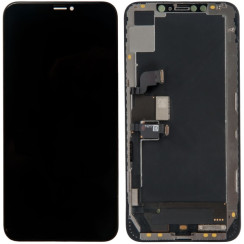 Дисплей с сенсорным экраном (модуль) iPhone XS Max, черный, переклейка 