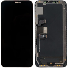 Дисплей з сенсорним екраном (модуль) iPhone XS Max, чорний, OLED, GX OEM Hard