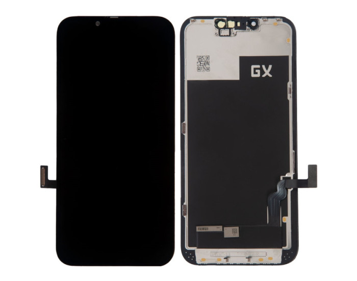 Дисплей з сенсорним екраном (модуль) iPhone 13, чорний OLED OEM Hard GX