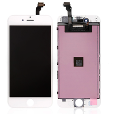 Дисплей з сенсорним екраном (модуль) iPhone 6G, білий, оригінал