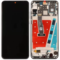Дисплей с сенсорным экраном (модуль) Huawei P30 Lite, Nova 4e MAR-LX1M, черный, с рамкой, оригинал