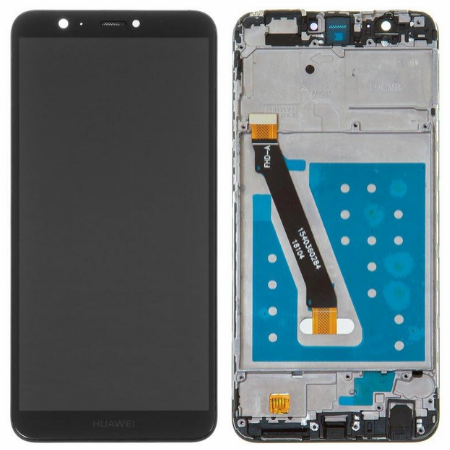 Дисплей с сенсорным экраном (модуль) Huawei Enjoy 7s, P Smart, FIG-L31, FIG-LX1, черный с рамкой