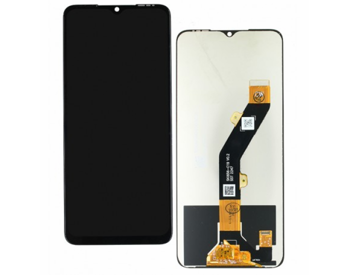 Дисплей с сенсорным экраном (модуль) Infinix Hot 30i, черный, оригинал