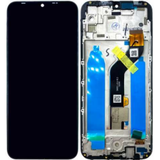 Дисплей з сенсорним екраном (модуль) Tecno Spark 6 Go KE5J / Spark Go 2020 KE5S FPC6504-9, чорний, з рамкою