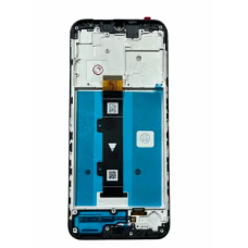 Дисплей з сенсорним екраном (модуль) Motorola XT2129 Moto G30, чорний з рамкою