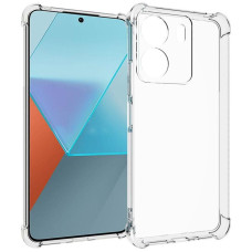 Чехол-силикон Getman Ease logo усиленные углы Redmi 13C / Poco C65, Прозрачный