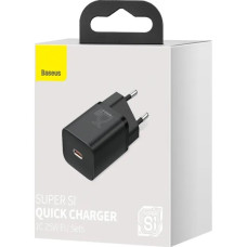 Сетевое зарядное устройство Baseus 1Type-C Super Si 25W Black