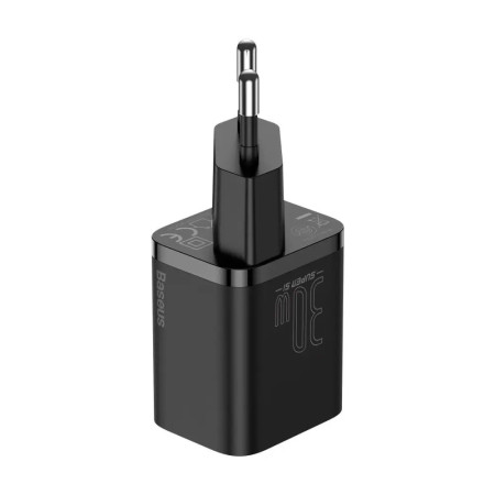 Сетевое зарядное устройство Baseus 1Type-C Super Si 30W Black