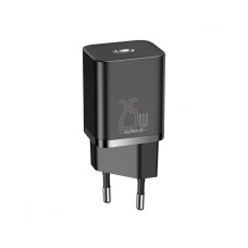 Сетевое зарядное устройство Baseus Super Si Quick Charger 1C 25W EU Mini White Cable Type-C to Type-C 3A 1m (TZCCSUP-L02) White