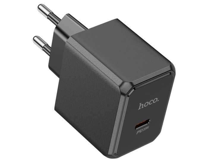 Мережеве зарядний пристрій Hoco CS13A Ocean Single Port 20W чорний