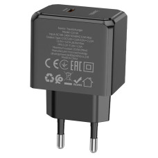 Мережеве зарядний пристрій Hoco CS13A Ocean Single Port 20W чорний