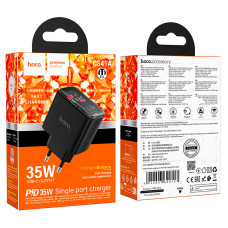 Сетевое зарядное устройство Hoco CS41A Smart PD35W Черный
