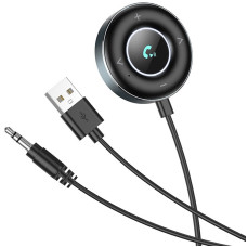 Автомобильный FM-Модулятор BOROFONE BC58 Gamble (USB+Jack 3,5mm) (Metal gray)