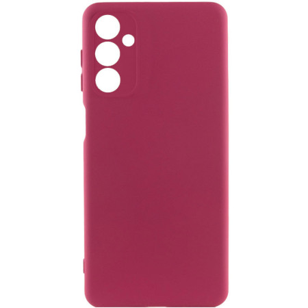 Чехол-силикон Getman Liquid Silk Full Camera Samsung Galaxy A26 5G (Бордовый / Marsala)