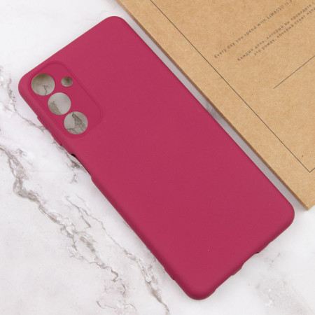Чехол-силикон Getman Liquid Silk Full Camera Samsung Galaxy A26 5G (Бордовый / Marsala)