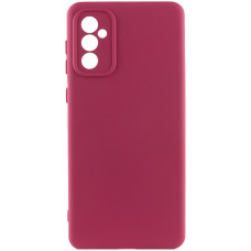 Чехол-силикон Getman Liquid Silk Full Camera Samsung Galaxy A56 5G (Бордовый / Marsala)