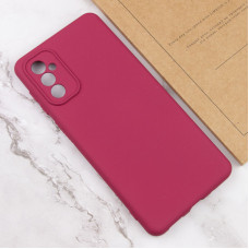 Чехол-силикон Getman Liquid Silk Full Camera Samsung Galaxy A56 5G (Бордовый / Marsala)