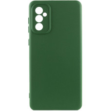 Чехол-силикон Getman Liquid Silk Full Camera Samsung Galaxy A56 5G (Зеленый / Dark green)