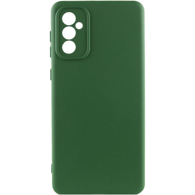 Чохол-силікон Getman Liquid Silk Full Camera Samsung Galaxy A56 5G (Зелений / Dark green)