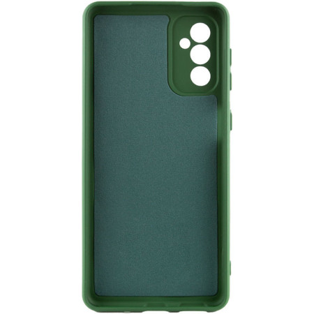 Чехол-силикон Getman Liquid Silk Full Camera Samsung Galaxy A56 5G (Зеленый / Dark green)