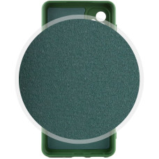 Чехол-силикон Getman Liquid Silk Full Camera Samsung Galaxy A26 5G (Зеленый / Dark green)