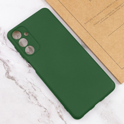 Чехол-силикон Getman Liquid Silk Full Camera Samsung Galaxy A26 5G (Зеленый / Dark green)