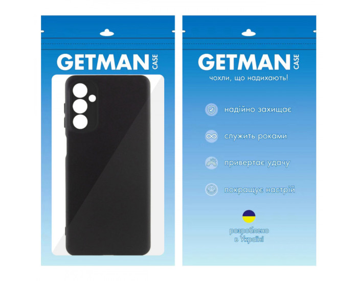 Чохол-силікон Getman Liquid Silk Full Camera Samsung Galaxy A26 5G (Чорний / Black)