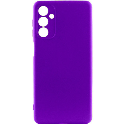 Чехол-силикон Getman Liquid Silk Full Camera Samsung Galaxy A26 5G (Фиолетовый / Purple)