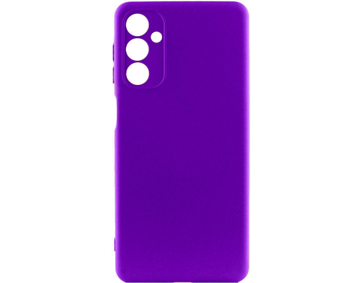 Чохол-силікон Getman Liquid Silk Full Camera Samsung Galaxy A26 5G (Фіолетовий / Purple)
