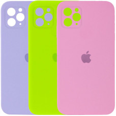 Чехол-силикон оригинал Square Cover Soft Matte Full Camera iPhone 11 Pro Gray
