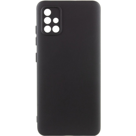 Чехол-силикон Getman Liquid Silk Full Camera Samsung Galaxy A71 (Черный / Black) Чехол-силикон Getman Liquid Silk Full Camera Samsung Galaxy A71 (Черный / Black)