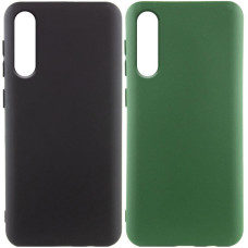 Чехол-силикон Getman Liquid Silk Full Camera Samsung Galaxy A50, A505, A30S, A307, A50S, A507 (Зеленый / Dark Green)